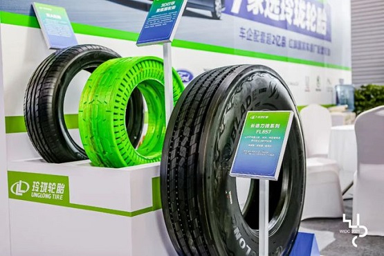 玲瓏研發(fā)的蒲公英橡膠輪胎、石墨烯輪胎、3D打印聚氨酯輪胎、智能輪胎、自愈合輪胎等