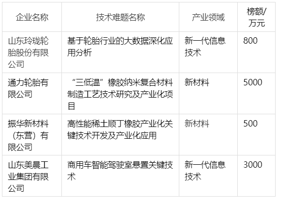 輪胎項(xiàng)目攻關(guān)，5000萬元邀您揭榜！