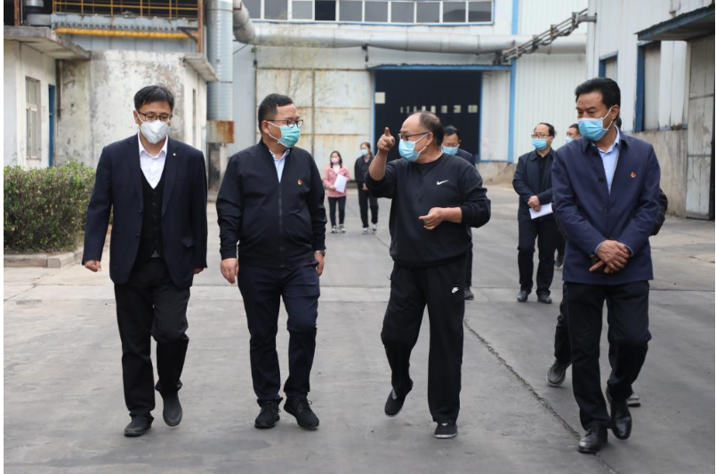 平陸縣委書記麻軍澤一行到鑫邦國際橡塑科技調(diào)研
