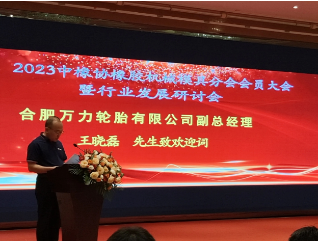 會(huì)議的開(kāi)場(chǎng)由東道主安徽大道模具總經(jīng)理王金治和合肥萬(wàn)力輪胎副總經(jīng)理王曉磊共同致歡迎詞。他們熱情地歡迎了與會(huì)嘉賓，并期待著在本次研討會(huì)上分享和交流行業(yè)的最新動(dòng)態(tài)和發(fā)展。